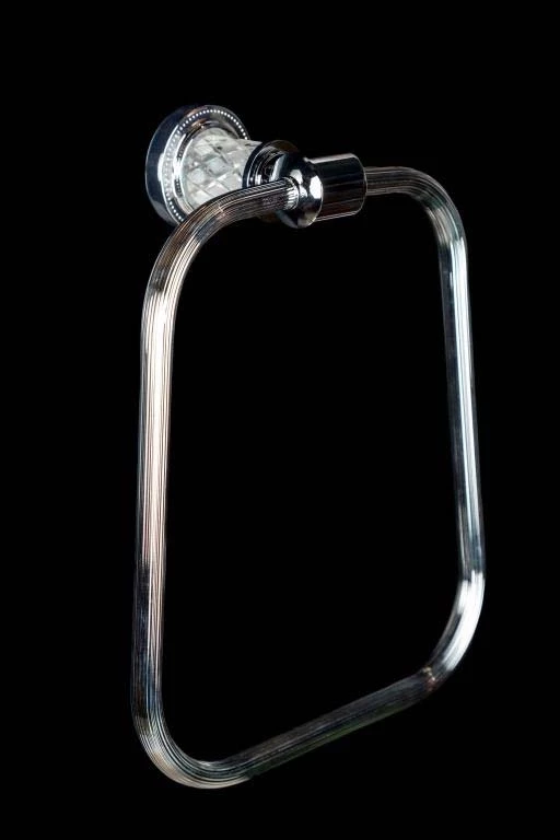 Кольцо для полотенец Boheme Murano Cristal 10905-CRST-CH кольцо для полотенец boheme royal cristal 10925 br