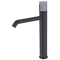 Смеситель для раковины Bronze De Luxe Focus 24615BG черный матовый