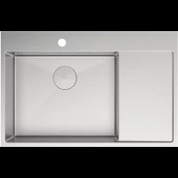 Кухонная мойка Lemark Kezadra 780L 9937149 78x51 см, нержавеющая сталь