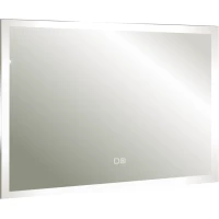 Зеркало AQUAme AQM9104 80x60 см, с LED-подсветкой, сенсорным выключателем, диммером, антизапотеванием