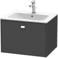 Тумба графит матовый 62 см Duravit Brioso BR400101049
