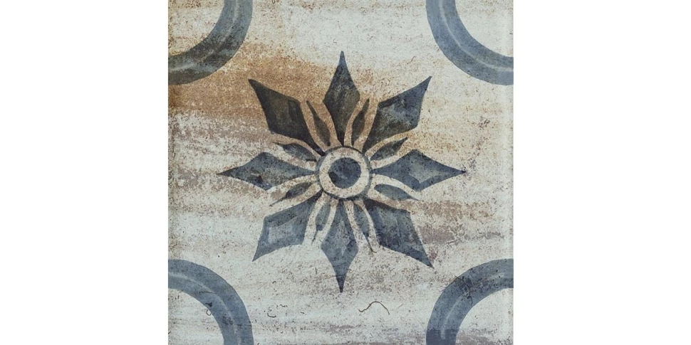 

Керамическая плитка Kerama Marazzi Декор Довиль 1 глянцевый 9,8x9,8x7 VT/A226/1146