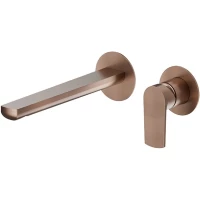 Смеситель для раковины Newform Haka 72030E.59.067 встраиваемый, без донного клапана, медь матовая