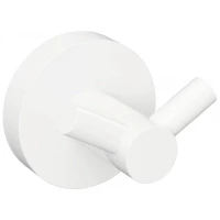 Крючок Bemeta White 104106034 двойной, для ванны, белый матовый