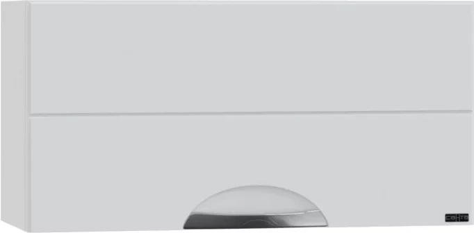Шкаф одностворчатый Санта Родос 406008 60x30 см, белый глянец