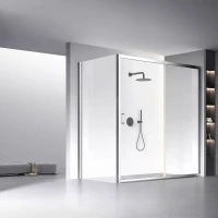 Душевой уголок Veconi Rovigo RV060-17090-01-C5 170x90 см, профиль хром, стекло прозрачное