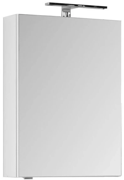 Зеркальный шкаф 50x67 см белый Aquanet Порто 00195726 шкаф колонна comforty порто 35 дуб дымчатый