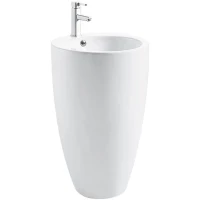 Раковина CeramaLux B133 50,5x50,5 см, напольная, белый