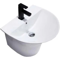 Раковина CeramaLux NB165 57x49,5 см, подвесная, белый