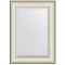 Зеркало 54x74 см белая кожа с хромом Evoform Exclusive BY 7449 - 1