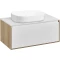 Комплект мебели дуб эльвезия/белый глянец 89 см Акватон Либерти 1A279901LYC70 + 1A279703LY010 + 1A73313KLK010 + 1A279302LYC70 - 2