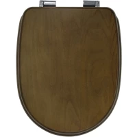 Сиденье для унитаза Migliore Gianeta 20952 с микролифтом, орех/хром