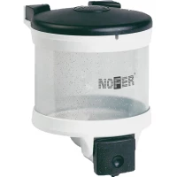 Диспенсер для жидкого мыла Nofer Basic 03018.W 1000 мл, белый/черный