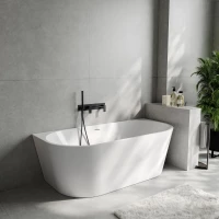 Акриловая ванна Abber AB9503-1.8 180x80 см, белый