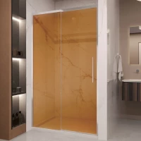 Душевая дверь Vincea Stella VDS-1ST120GS 120 см, профиль хром, стекло янтарное