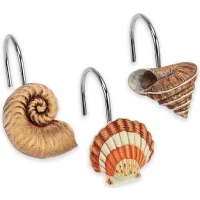 Набор из 12 крючков для шторки Avanti Seaside Vintage 13827G