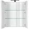 Зеркальный шкаф 75x85,1 см белый Aquanet Тулон 00183392 - 3