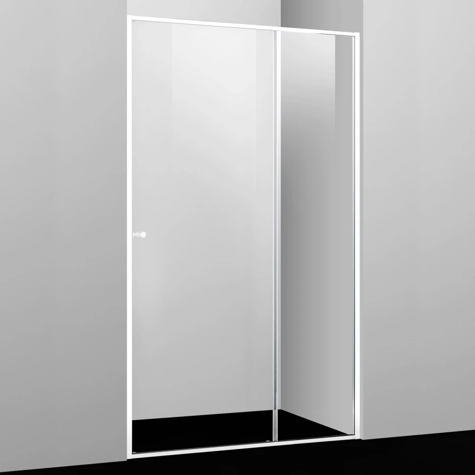 Душевая дверь 110 см WasserKRAFT Rhin 44S13 прозрачное душевая дверь 120 см wasserkraft rhin 44s05 прозрачное