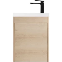 Тумба под раковину Art&Max Family FAMILY-400-1D-SO-PB 40 см R, подвесная, белая сосна