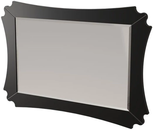 Зеркало 124,6х84,2 см черный матовый Caprigo Bourget 11032-B042 - фото 1