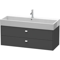 Тумба графит матовый 118,4 см Duravit Brioso BR415701049