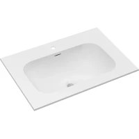 Раковина Vincea Elise VCB-4EL800MW 80x53 см, накладная, белый матовый