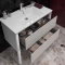 Комплект мебели серый/белый 91 см Opadiris Рубинно - 4
