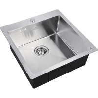Кухонная мойка Zorg SH 5151 51x51 см, нержавеющая сталь