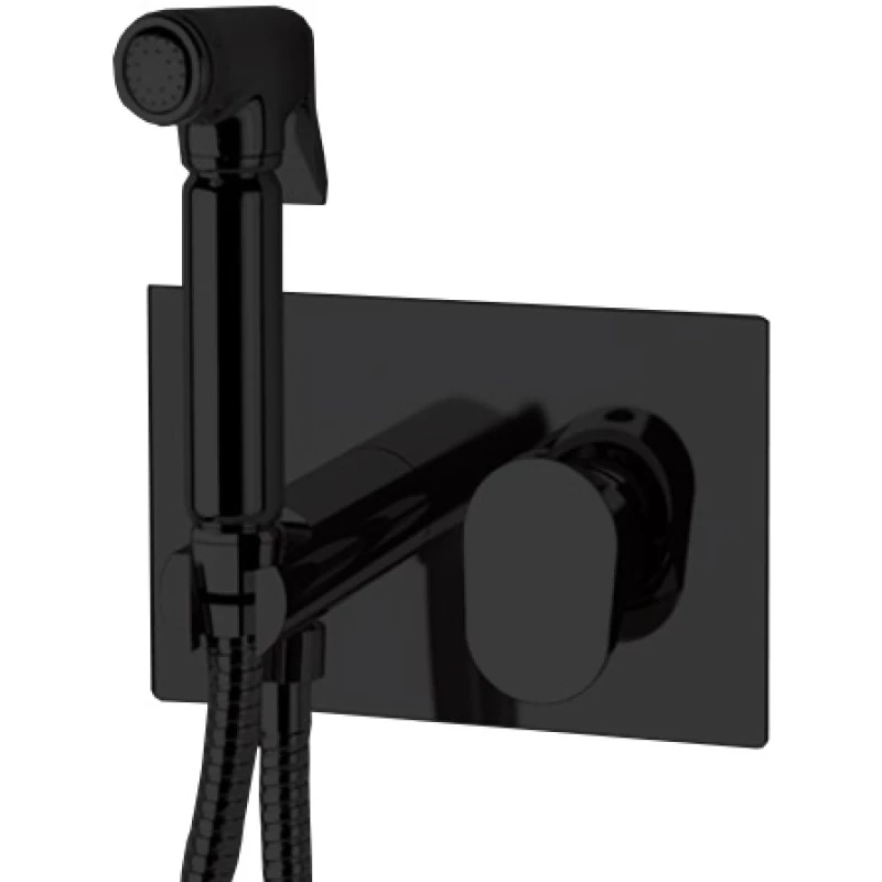 Гигиенический душ Remer Dream D60NO со смесителем, черный матовый
