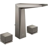 Смеситель для раковины Grohe Allure Brilliant 20670AL0 с донным клапаном, темный графит матовый
