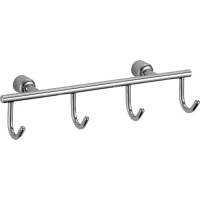 Планка с крючками Savol S-005254 для ванны, хром