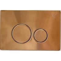 Кнопка смыва CeramaLux DC/2-013 для инсталляции, бронза