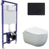 Комплект подвесной унитаз Berges Ventas + система инсталляции Berges Novum D5 043238