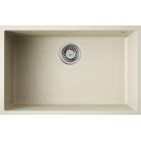Кухонная мойка Omoikiri Tetogranit Tedori 66-U-BE 4993973 66x42 см, ваниль