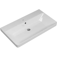 Раковина Brevita Luxury 11080-KL 80,5x46 см, накладная, подвесная, белый