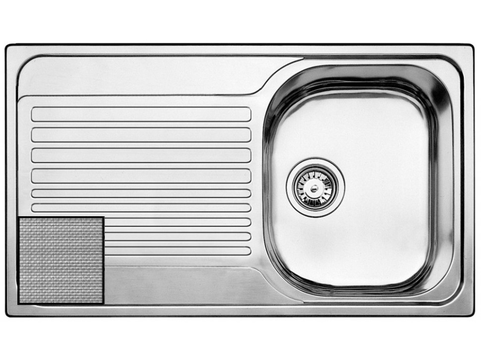 Кухонная мойка Blanco Tipo 45S Compact Декоративная сталь 513675