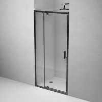 Душевая дверь Am.Pm Gem W90G-100-1P-BT 100 см, профиль черный матовый, стекло прозрачное