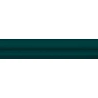 Бордюр Kerama Marazzi Клемансо Багет зеленый темный 3х15