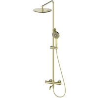 Душевая система Wonzon & Woghand WW-88739903-BG 300 мм, с термостатом, золотой матовый