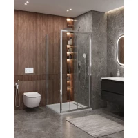 Душевой уголок Cezares Molveno MOLVENO-AF-31-90-C-CR-IV 86,5x90 см, профиль хром, стекло прозрачное