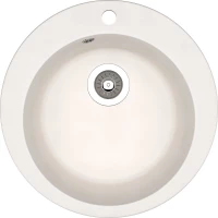 Кухонная мойка Dr.Gans Гала 25.010.B0510.401 51x51 см, белый