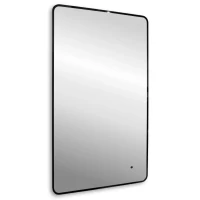 Зеркало Abber See AG6102SCB 60x100 см, с LED-подсветкой, сенсорным выключателем, диммером, черный