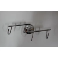 Планка с крючками Rainbowl Otel 2586-4 для ванны, хром