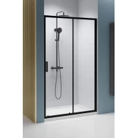 Душевая дверь Radaway Premium Pro Black DWJ 120R 1014120-54-01R профиль черный матовый, стекло прозрачное