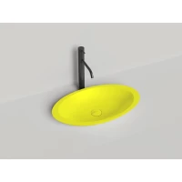 Раковина-чаша Salini S-Stone Callista 02 1101202SMF 57,5x35 см, накладная, покраска по RAL матовый полностью