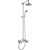 Душевая система D-Lin D10A19 200 мм, со смесителем, хром 