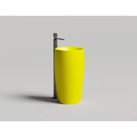 Раковина Salini S-Stone Alda 03 130321MF 47x47 см, напольная, покраска по RAL матовый полностью