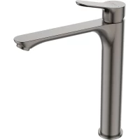 Смеситель для раковины Lemark Siberia LMF-7015B-GM без донного клапана, графит матовый