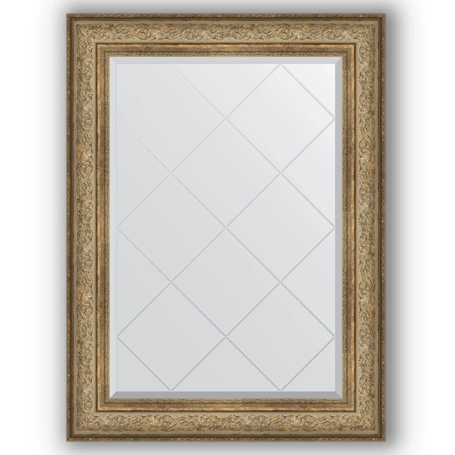 Зеркало 80x108 см виньетка античная бронза Evoform Exclusive-G BY 4210