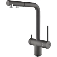 Смеситель для кухни с подключением к фильтру Paulmark Serpentine Se213222-GRM